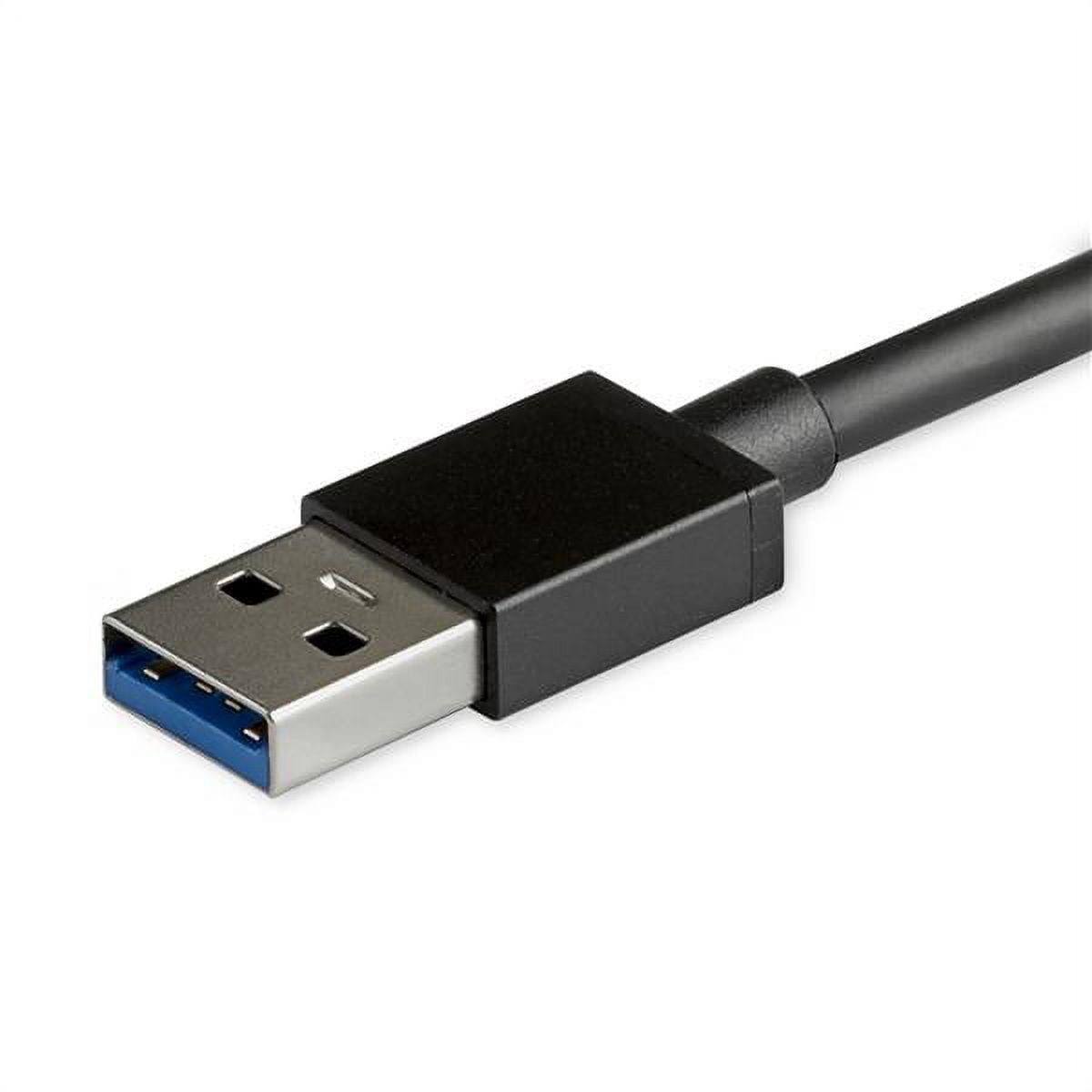 Startech.com 4 Port 3.0 Hub, Type-a To 4x 3.0 Type-a With Individual On/off Port Switches, Superspeed 5gbps 3.1/3.2 Gen 1, Bus Powered, Portable, 9.8" Attached Cable -