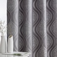 thumbnail image 4 of THD Sophia 100% Complete Blackout Privacy Energy Efficient Grommet Window Treatment Curtains - Pair, 4 of 7