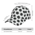 thumbnail image 2 of Fotbe Soccer Gorro Clásico de Béisbol, Gorra Ajustable con Broche Snapback, Gorro de Exterior de Algodón Suave, 2 of 6