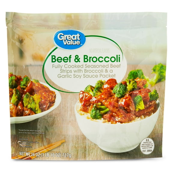 Great Value Beef and Broccoli, 26 oz