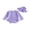 Purple, variant on BemeyourBBs Toddler Baby Girls One Piece Swimsuit Infant Girls Bathing Suit Long Sleeve Polka Dot Zipper Swimwear Rash Guard with Hat Set UPF 50 Summer Beach Wear