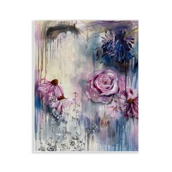 Stupell Industries Lavender Light Blossoms Abstract Painting Unframed Art Print Wall Art, 11 x 14