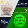 thumbnail image 4 of MILACHIC Customized Basketball, Glow in The Dark Personalized Basketball Size 7 (29.5") / Size 6 (28.5") / Size 5 (27.5"), 4 of 15