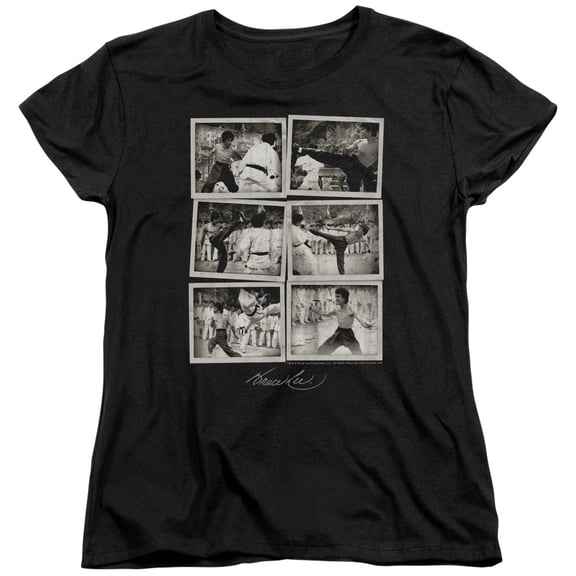 Bruce Lee - Snap Shots - Women's Short Sleeve Shirt - X-Large