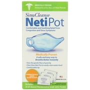 SinuCleanse Neti Pot Nasal Wash System w/30 saline refill packets