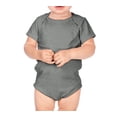 thumbnail image 4 of Kavio IIC0586 Infants Interlock Lap Shoulder Short Sleeve Bodysuit-Navy-12M, 4 of 4
