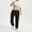 Black Summer Pants for men, variant on Men's Summer Fashion Casual Dress Pants Lightweight Outdoor Sports Pants Solid Color Elastic Waist Pants Pockets Army Green S