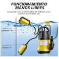 thumbnail image 5 of Bomba Sumergible Plástica 1hp Agua Limpia Motobomba 14000l/h, 5 of 5