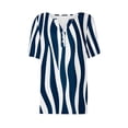 thumbnail image 4 of Tops de Manga Corta de Algodón para las Mujeres Impreso Cuello Redondo Blusa Imitación Estante de Algodón, Moda Casual Top para el Hogar Diario Y el Trabajo, 4 of 8