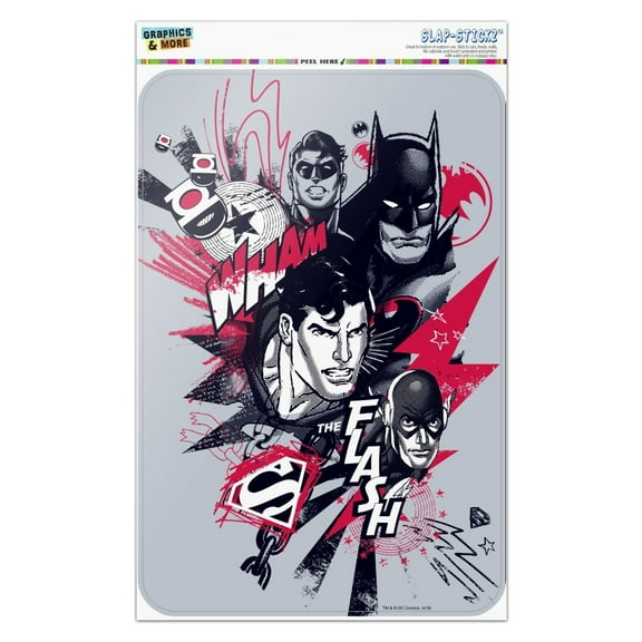 Justice League Character Heads Home Business Office Sign