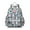 Husky Dog Flower, variant on Maltese Dog and Flower Floral Backpack for School,Cute School Bag,Schoolbag with Adjustable Shoulder Straps & Padded Back,13.4"x11"x4.7"