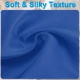 thumbnail image 3 of Uxcell Men's Pocket Squares Hankie Satin Solid Suits Handkerchief Bulk Set Sapphire, 3 of 7