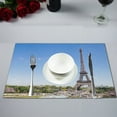 thumbnail image 1 of BSDHOME Tapis de Table Eiffel Tour Tapis de Table 12x18 Pouces Non Glissement, 1 of 4