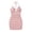 #0216-Pink, variant on Women's Dresses Spaghetti Strap V Neck Cut Out Ruched Bodycon Mini Dress Party Nightclub Wear Lightweight Breathable Stretchy Form Fitting Sundresses Gift