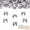 grey, variant on SharkTRUE 100pcs Mini Bows for Crafts, 0.98 Inch Tiny Ribbon Bows Small Bowknot Decorations