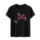 thumbnail image 1 of Mujeres Love Print Valentine's Day Gift Pareja Camiseta de manga corta con cuello redondo Tops Fridja  gope4303, 1 of 3