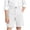 White, variant on Tqyyweavej Kids, Boys and Girls Uniform Shorts Button Zip Straight Leg Bermuda Shorts Solid Color Dress School Shorts with Pockets 5-16Y