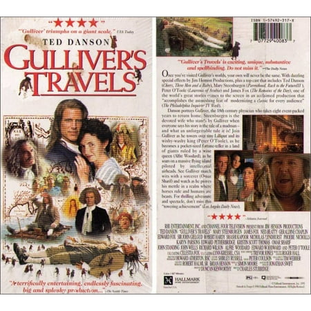 Gulliver's Travels Hallmark 2-Pack Box Set (1996) Vintage VHS Tape - (Ted Danson)