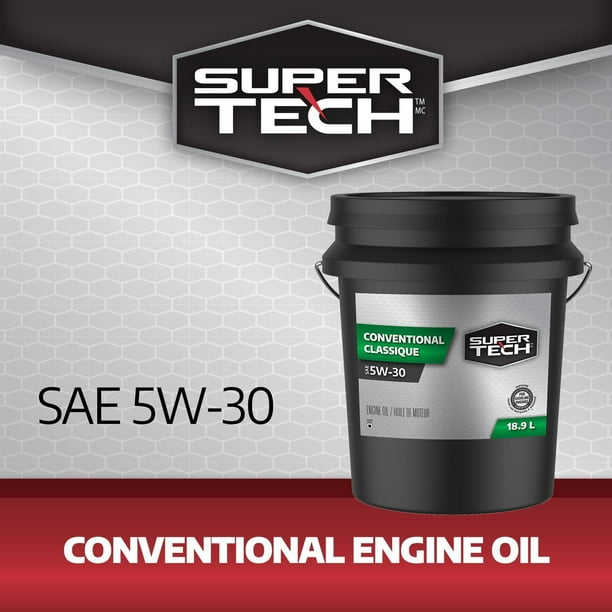 SuperTech Conventional SAE 5W-30 18.9L Pail - Walmart.ca