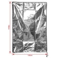 thumbnail image 5 of Cubierta antipolvo para telescopio astronómico para exteriores, antideslumbrante, antipolvo, impermeable, protector solar, toldo para telescopio, lona plateada TUNC Sencillez, 5 of 5