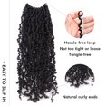 thumbnail image 4 of Peluquería de ganchillo Yanky Twist, 30 cm, 8 paquetes, color negro azabache, 4 of 6
