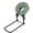 Green Fabric Style, variant on Massage Headrest for Bed, Face Down Pillow After Eye Surgery, 19" Adjustable Massage Face Cradle at Home, Portable Massage Table Kit for Sleeping Mattress