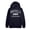 Poseidon Blue Heather, variant on Monticello Louisiana Classic Established Premium Cotton Hoodie