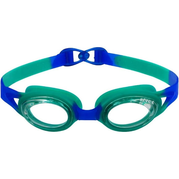 LANE4 Junior Swim Goggle IE-33565 (Clear/Blue/Green) Final Sales