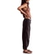 thumbnail image 3 of Pantalones Vaqueros Holgados de Tiro Bajo para Mujer, Informales, con Cintura Elástica y Bolsillos. Negro M, 3 of 8