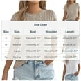 thumbnail image 4 of ZyeKqe Womens Summer Tops Casual Basic Crew Neck Loose Fitted Cable Knit Shirts Cap Sleeve Fashion Sweater, 4 of 9