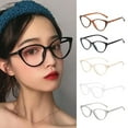 thumbnail image 1 of YAOBAMM Ultra-light Blue Light Glasses Unisex Blue Light Glasses Clear View Kitty Eye Shape Frame Strong Hinge Smooth Transparent Eye Protection, 1 of 7