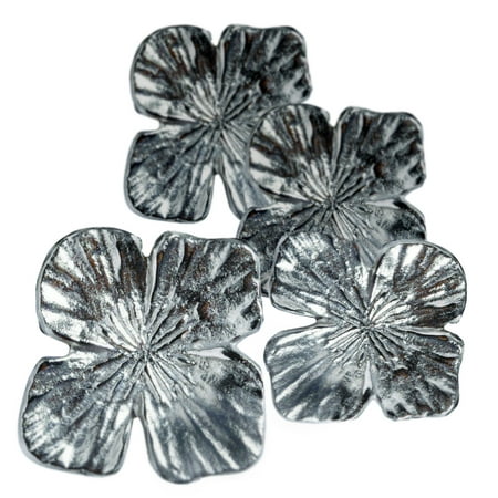 

Dogwood Spring Flower Shaped Metal Napkin Rings Set of 4