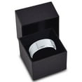 thumbnail image 4 of Charming Jewelers Tungsten Wedding Band Ring 8mm for Men Women Comfort Fit Silver Step Beveled Edge Polished Size 11.5, 4 of 5