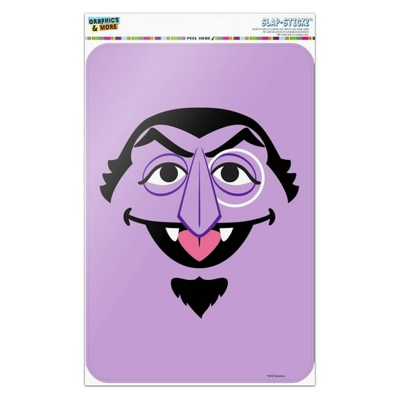 Sesame Street Count Face Home Business Office Sign