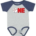 thumbnail image 3 of Inktastic One with Baseball Baby's First Birthday Boys or Girls Baby Bodysuit, 3 of 5