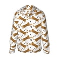 thumbnail image 3 of Daiia Leopard Print UPF 50+ Sun Protection Hoodie Jacket Lightweight Long Sleeve Sun Shirt for Women Men with Pocket Hiking Outdoor-3X-Large, 3 of 9