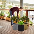 thumbnail image 5 of Tyidzon Grow Bags, Non-Woven Fabric Plant Pots with Handles, Heavy Duty Gardening Planter for Potato, Tomato, Vegetable and Fruits, 5 of 7