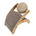 thumbnail image 1 of Chat Griffoir, Tapis de Grattage de Chat Incurvé Multifonction pour l'Intérieur, 1 of 8