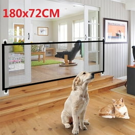 PawHut Free Standing Wooden Pet Gate Indoor Dog Barrier Foldable Step Over Doorway Fence Safety Gate with Open Door Z Shape 4 Panel Walmart