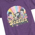 thumbnail image 3 of The Beatles - Retro Flower Illustration - Girls Toddler And Youth Short Sleeve Graphic T-Shirt, 3 of 6