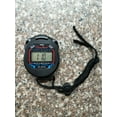 Elsavct Digital Handheld Stopwatch Timer in Black Water Resistant Alarm