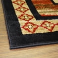thumbnail image 3 of Rug Empire Rustic Lodge Bear Border Cabin Red Black Area Rug (7'10 x 9'10) - Multi - 7'10" x 9'10" 3'11" x 5'3" 4' x 6' Indoor Rectangle, 3 of 5