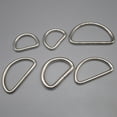 thumbnail image 2 of ONAPARTER 100 Pcs Metal D-ring Purses Rings for Crafting Hardware Bulk Accessories Handbags （Silver）, 2 of 6