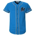 thumbnail image 3 of MLB Miami Marlins Youth Primary Color Synthetic Jersey, 3 of 3