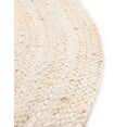 thumbnail image 5 of Unique Loom Braided Jute Collection Area Rug - Dhaka (3' 3" x 5' 1" Oval White), 5 of 6