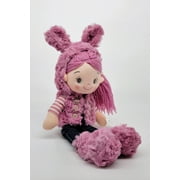 Cute Rag Doll Luvy 16" White/Pink