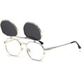 thumbnail image 1 of Flip Up Sunglasses Men Women Polarized Steampunk Flip Sunglasses With Double Lenses, 1 of 5