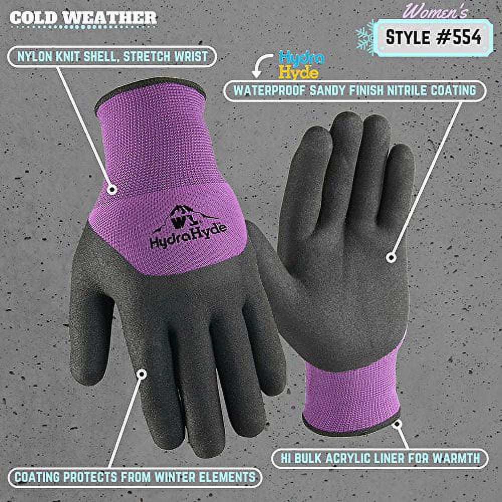 Wells Lamont 448L Nitrile Coated Knit Gloves - Large, Women's