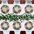 thumbnail image 7 of Ryvnso Cactus and Flower Round Plate Mats Dining Table Placemat Set of 4 for Holiday Decoration, 7 of 7