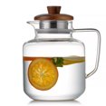 thumbnail image 1 of Er na 1500ml Large Capacity Glass Teapot Handmade Craft Heat Resistant Glass Pot Lemon Tea Water Kettle Home Kitchen Accessories, 1 of 18